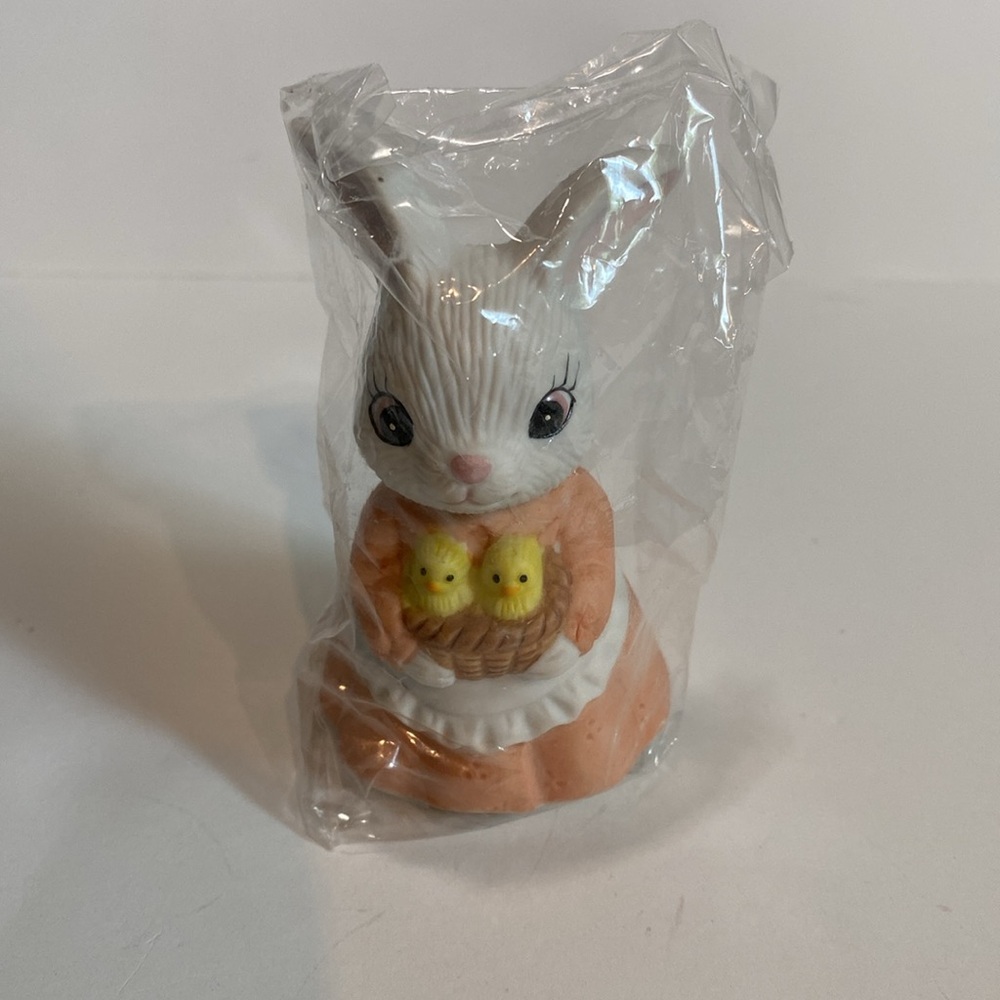 Vintage Homco Easter Bunny Holiday 4 Piece Family New e - Picture 2 of 13